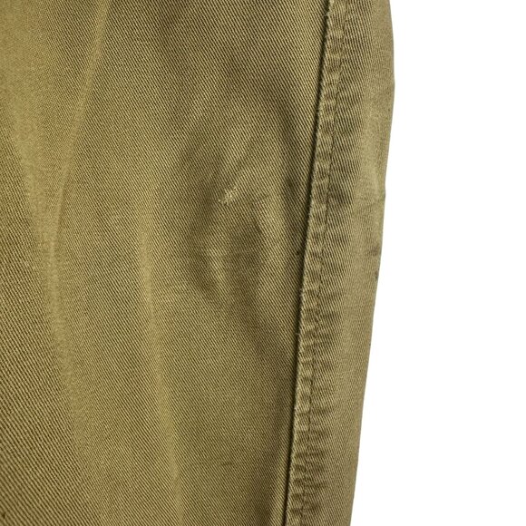 Merona Mens Size 40x32 Straight Fit Casual Chino Pants Olive Green - Picture 2 of 5